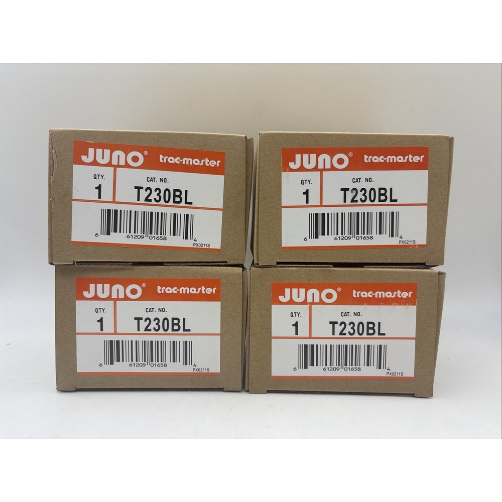 Juno Trac-Master T230BL Lighting -Lot Of 4 New